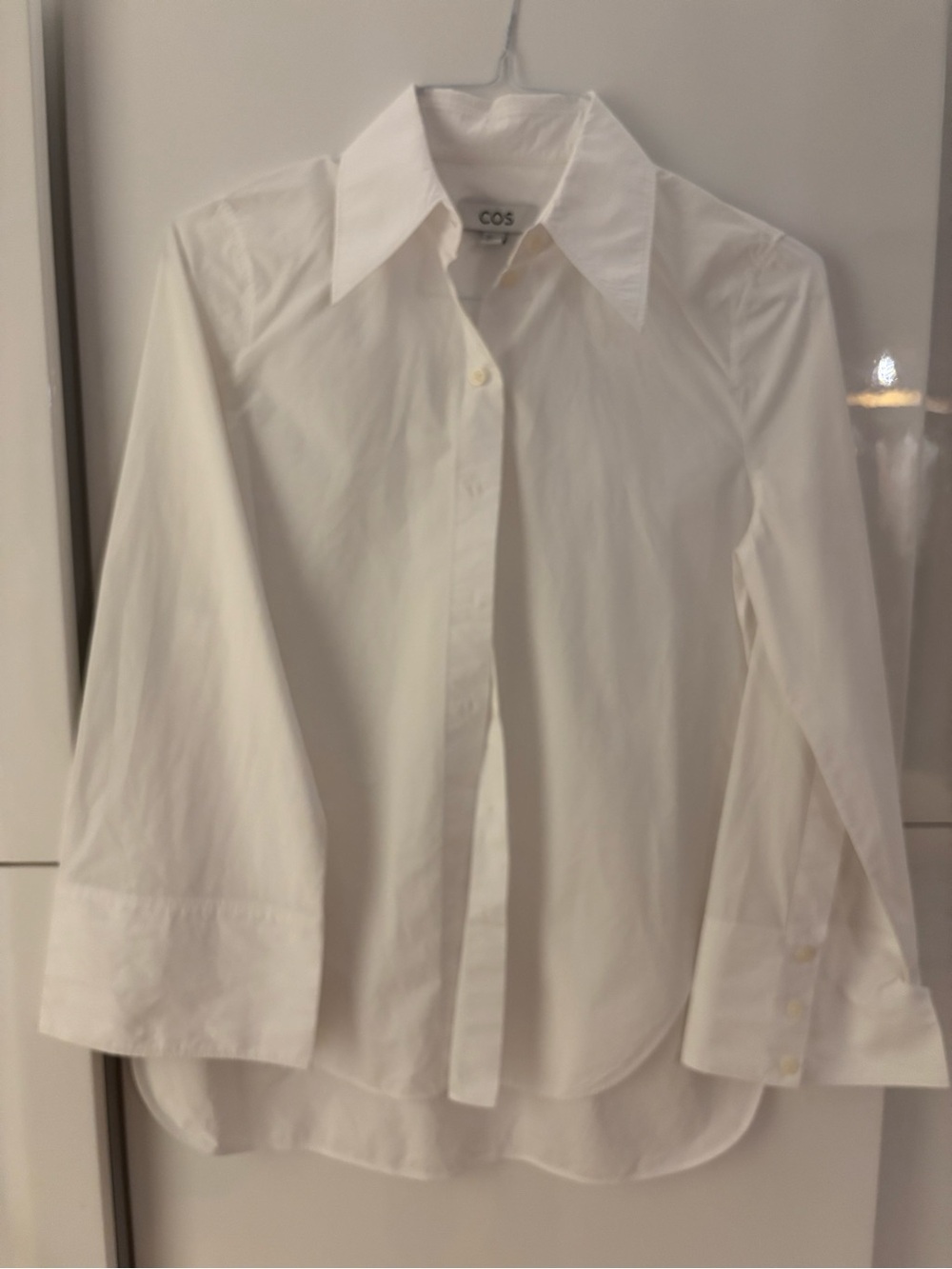 COS White Women's Button-Down Shirt